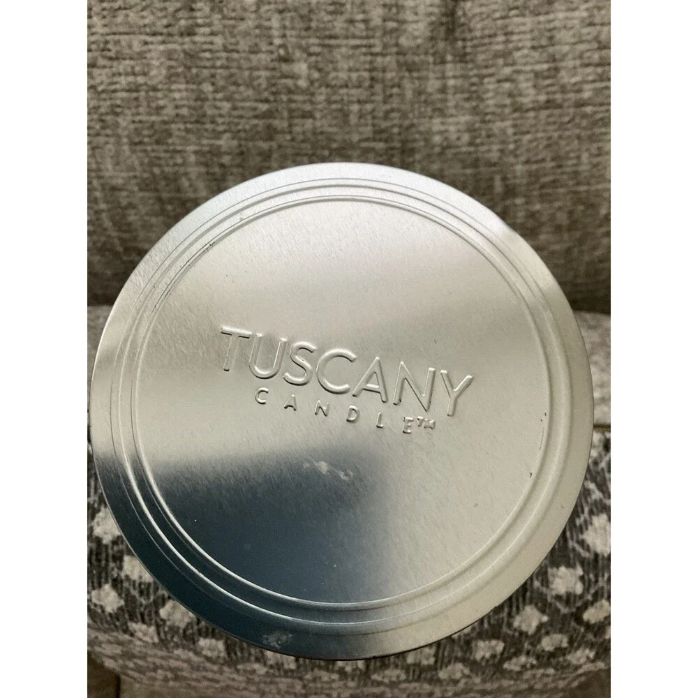 Tuscany Candle SEA & SAND Premium Marbled Wax 2-Wick Large Glass 18 oz